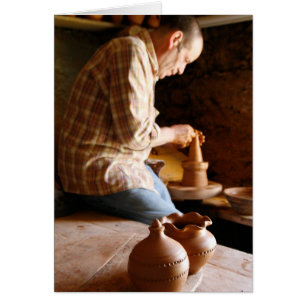 Azorean potter at work