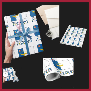 Azores and Azorean Flag Wrapping Paper