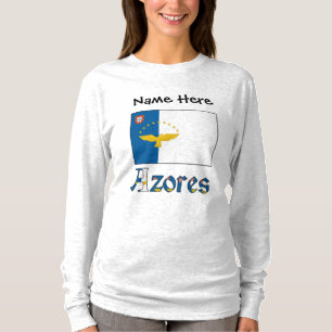 Azores Azorean Flag Personalised T-Shirt