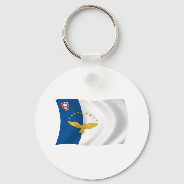 Azores Flag Keychain (Front)