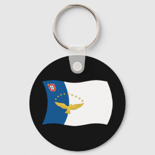 Azores Flag Keychain