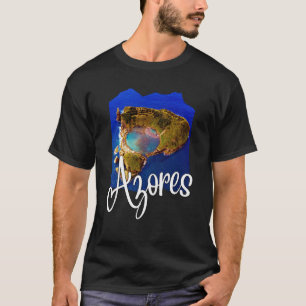 Azores Flag Patriotic Portuguese Roots Azores Souv T-Shirt