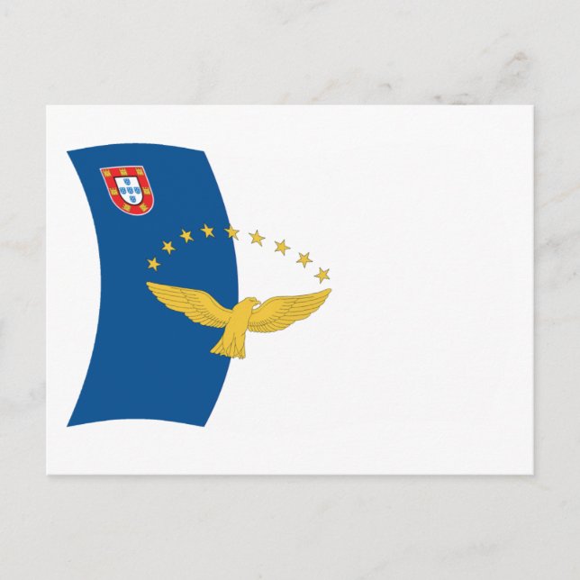 Azores Flag Postcard (Front)