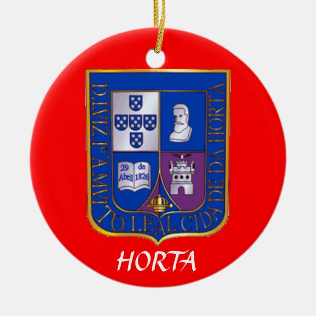 Azores- Horta Faial Christmas Ornament (Front)