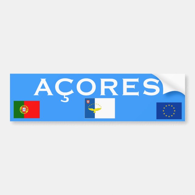 Azores Islands* Bumper Sticker (Front)