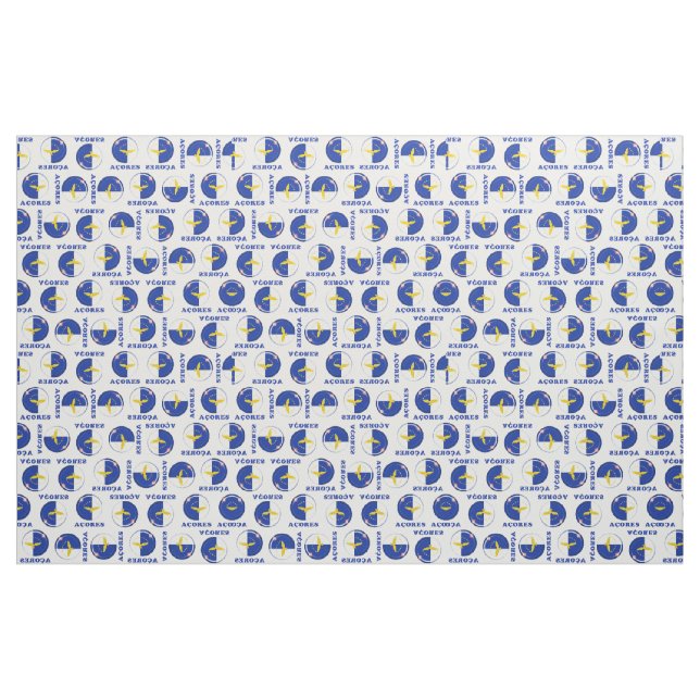 Azores islands flag fabric (Yard)