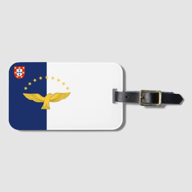 Azores islands flag Luggage Tag (Front Horizontal)