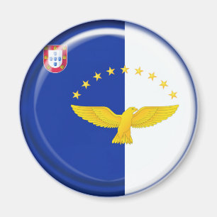 Azores islands flag magnet