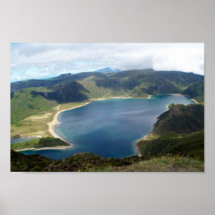 Azores Islands Lagoa do Fogo Poster