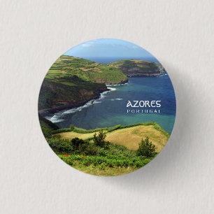 Azores Islands photo, Portugal 3 Cm Round Badge