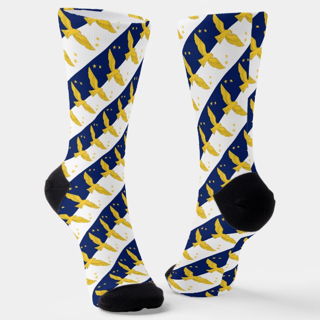 Azores islands, Portugal Socks (Angled)
