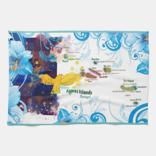 Azores islands, Portugal Tea Towel