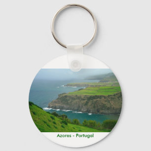 Azores landscape key ring