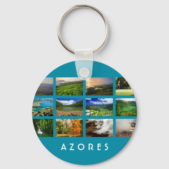 Azores Landscapes Key Ring (Front)
