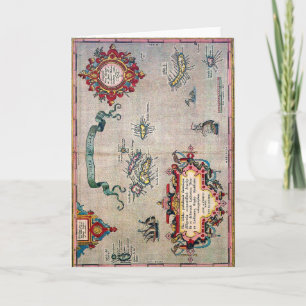 Azores Old Map - Vintage Sailing Exploration Card