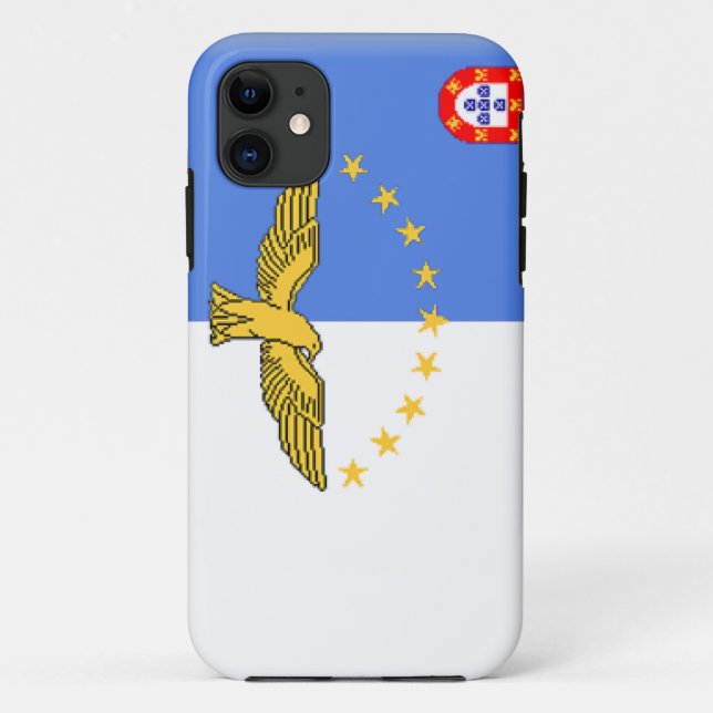 Azores (Portugal) Flag Case-Mate iPhone Case (Back)