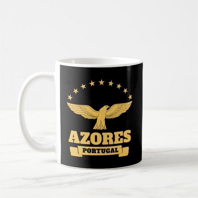 Azores Portugal Island Portuguese Pride Gift Coffee Mug (Left)