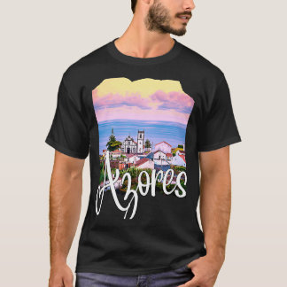 Azores Portugal Portuguese Roots Azores Souvenirs T-Shirt