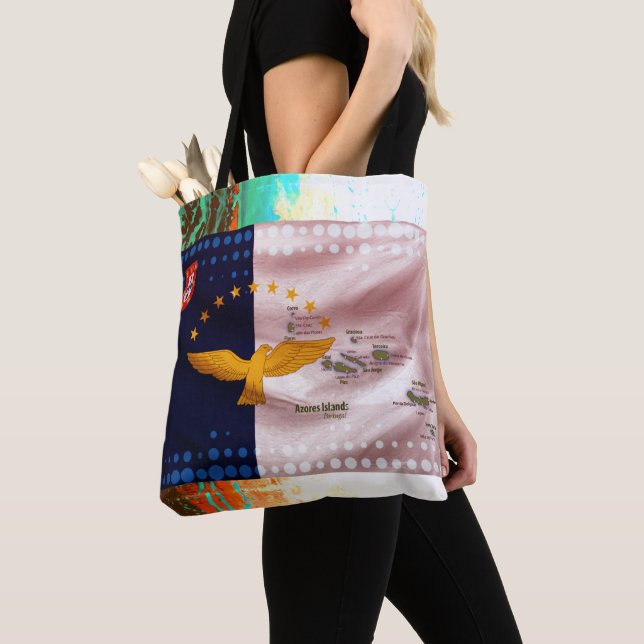 Azores Portugal Tote Bag (Close Up)