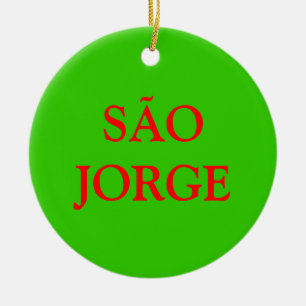 Azores- SÃO JORGE Christmas Ornament