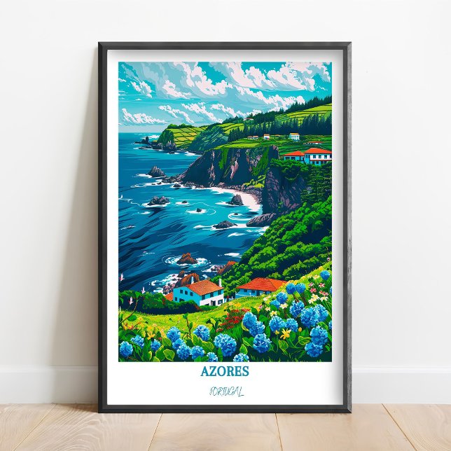 Azores Wall Art - Azores Travel Poster - Azores Is (Creator Uploaded)