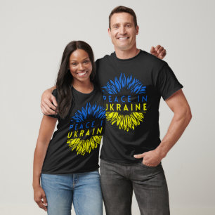 Azov Peace In Ukraine Sunflower - Stand With Ukrai T-Shirt