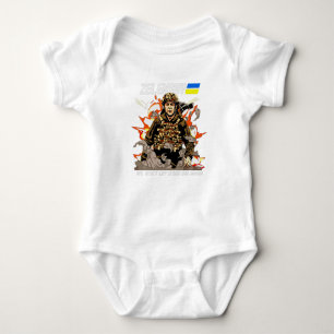Azov Pray for Ukraine Banksy Peace - Ukraine Freed Baby Bodysuit