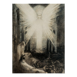 Azrael by Jean Delville, 1890 Poster