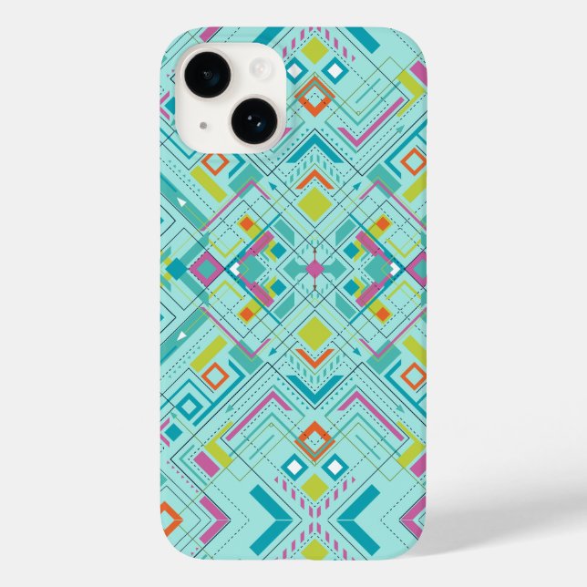 Aztec abstract geometric pattern Case-Mate iPhone case (Back)