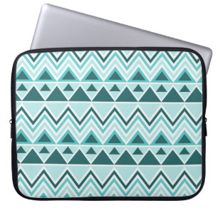 Aztec Andes Tribal Mountains Triangles Chevrons Laptop Sleeve