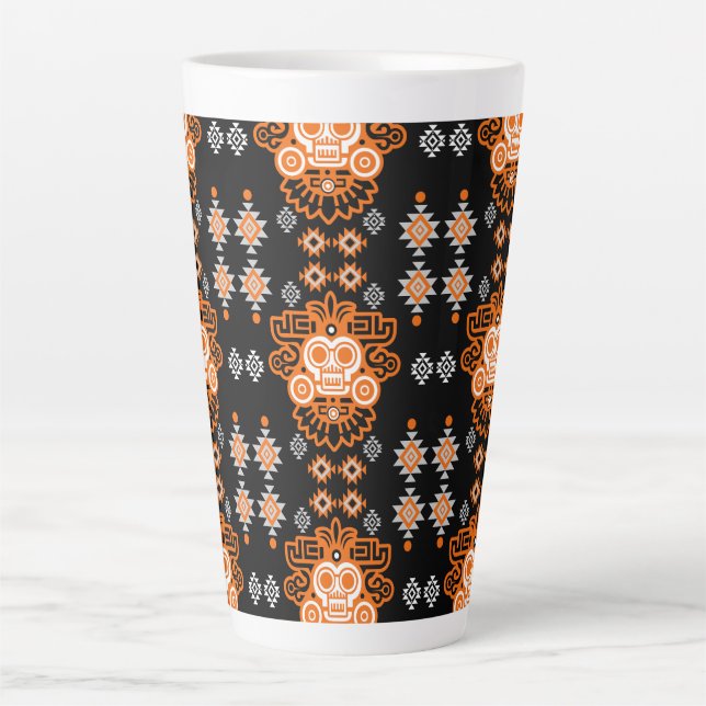 Aztec Arizona Print Latte Mug (Front)