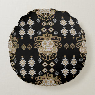 Aztec Arizona Print Round Cushion
