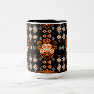 Aztec Arizona Print Two-Tone Coffee Mug