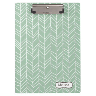 Aztec Arrow Pattern Modern Personalised Clip board