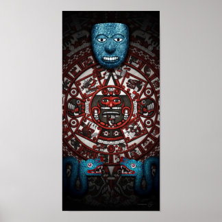 Aztec Art Poster
