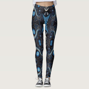 Aztec art, vibrant, reflecting the culture leggings
