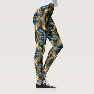 Aztec art, vibrant, reflecting the culture leggings
