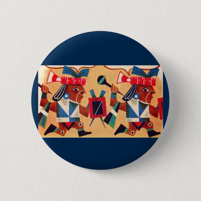 Aztec Aztecs 6 Cm Round Badge (Front)