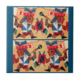 Aztec Aztecs Ceramic Tile