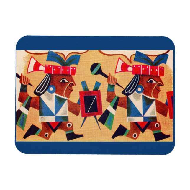 Aztec Aztecs Magnet (Horizontal)