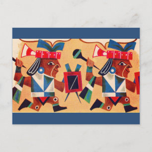 Aztec Aztecs Postcard