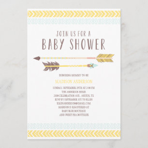 Aztec Baby Shower Invitation