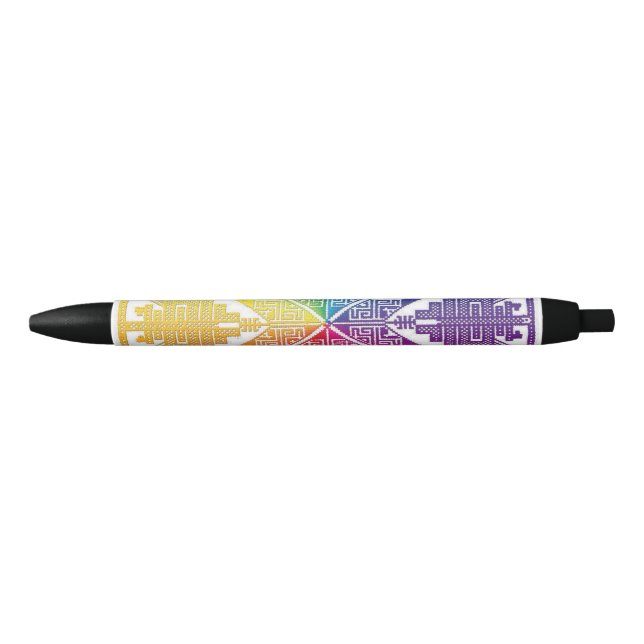 Aztec Black Ink Pen (Front)