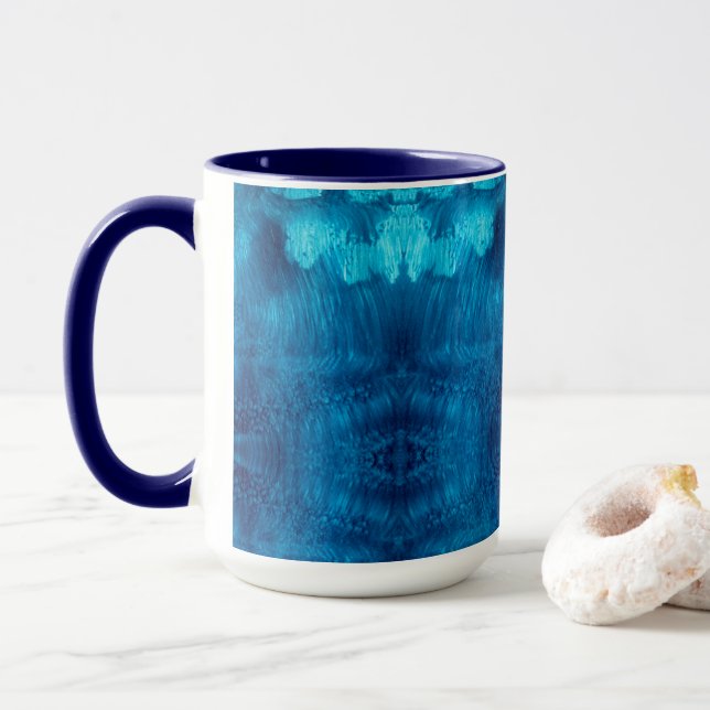 Aztec Blue Adventure Mug (With Donut)