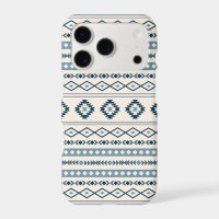 Aztec Blues Cream Mixed Motifs Pattern Case-Mate i
