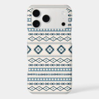Aztec Blues Cream Mixed Motifs Pattern Case-Mate i