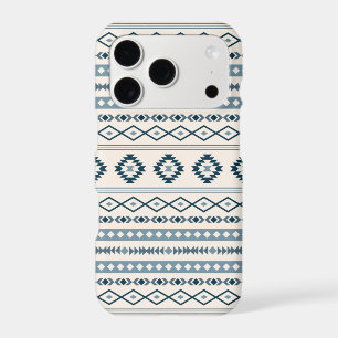 Aztec Blues Cream Mixed Motifs Pattern Case-Mate i