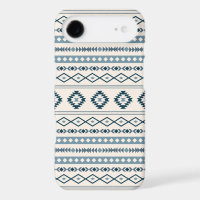 Aztec Blues Cream Mixed Motifs Pattern Case-Mate i