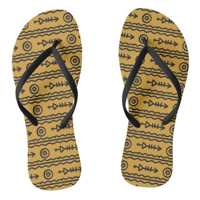 Aztec Boho Thongs (Footbed)