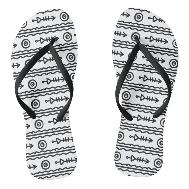 Aztec Boho Thongs (Footbed)